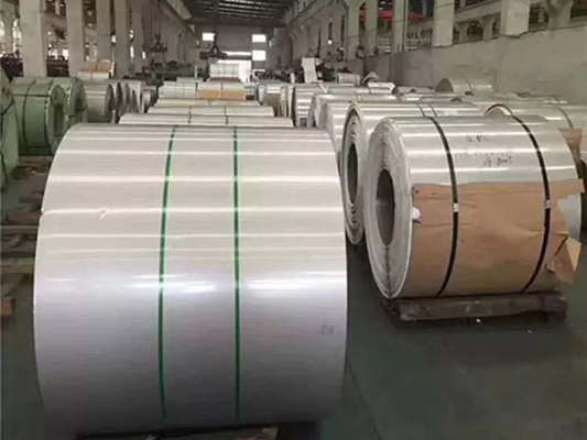 ऑस्टेनिटिक स्टेनलेस स्टील 321 कॉइल एसएस स्ट्रिप कॉइल 2438 मिमी 3048 मिमी लंबाई: