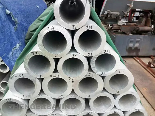 दौर 1m-12m 1050 एल्यूमीनियम मिश्र धातु पाइप तापमान एनीलिंग