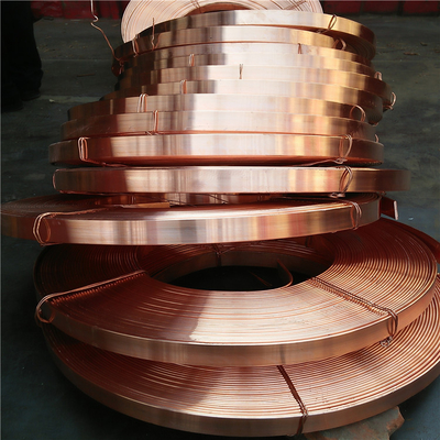 C10100 C10200 C11000 T1 T2 कॉपर कॉइल शीट / ब्रास स्ट्रिप कॉइल 1000mm-1220mm